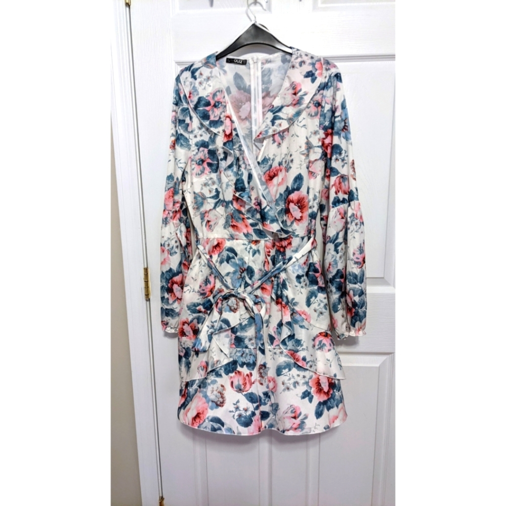 Quiz floral mini dress, size 12